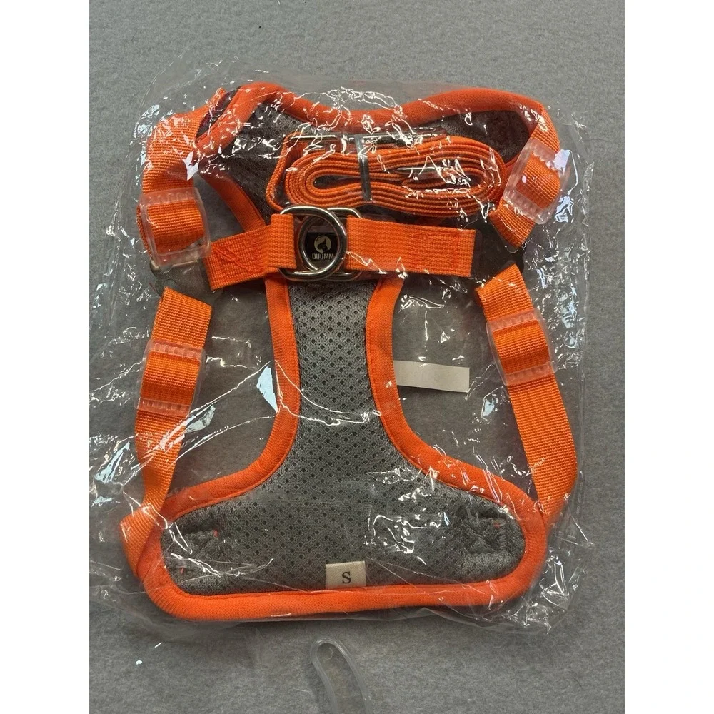 Dog Puppy Harness & Leash Set Mesh Vest Adjustable Reflective Comfortable Small‎